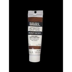 Liquitex Heavy Body Acrylic Paint 2oz Burnt Umber Pro Artist Color‎